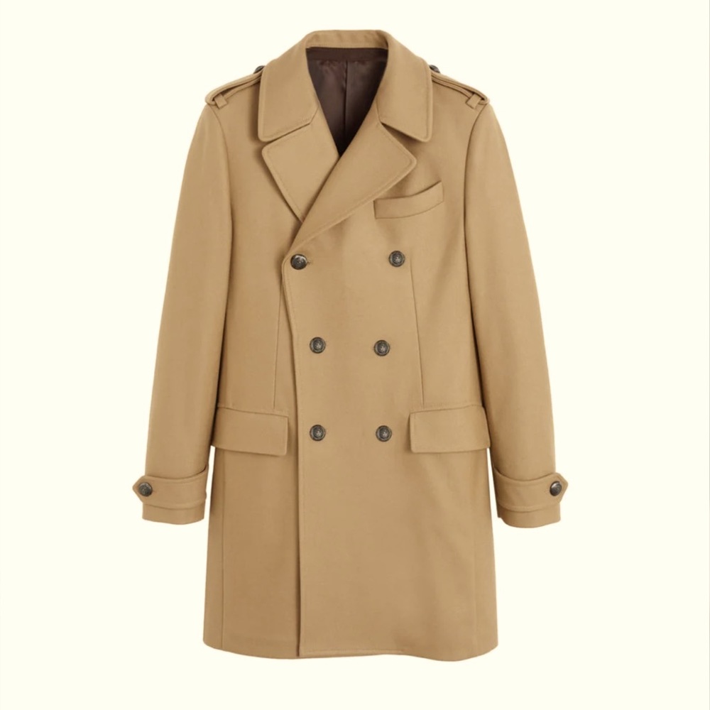 SOLD! Mango Man - Double-breasted Tailored Coat - Picture 2 of 11